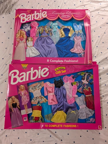 Barbie - Vintage 10 Fashion Gift Set & 8 Fashion evening elegance gift set