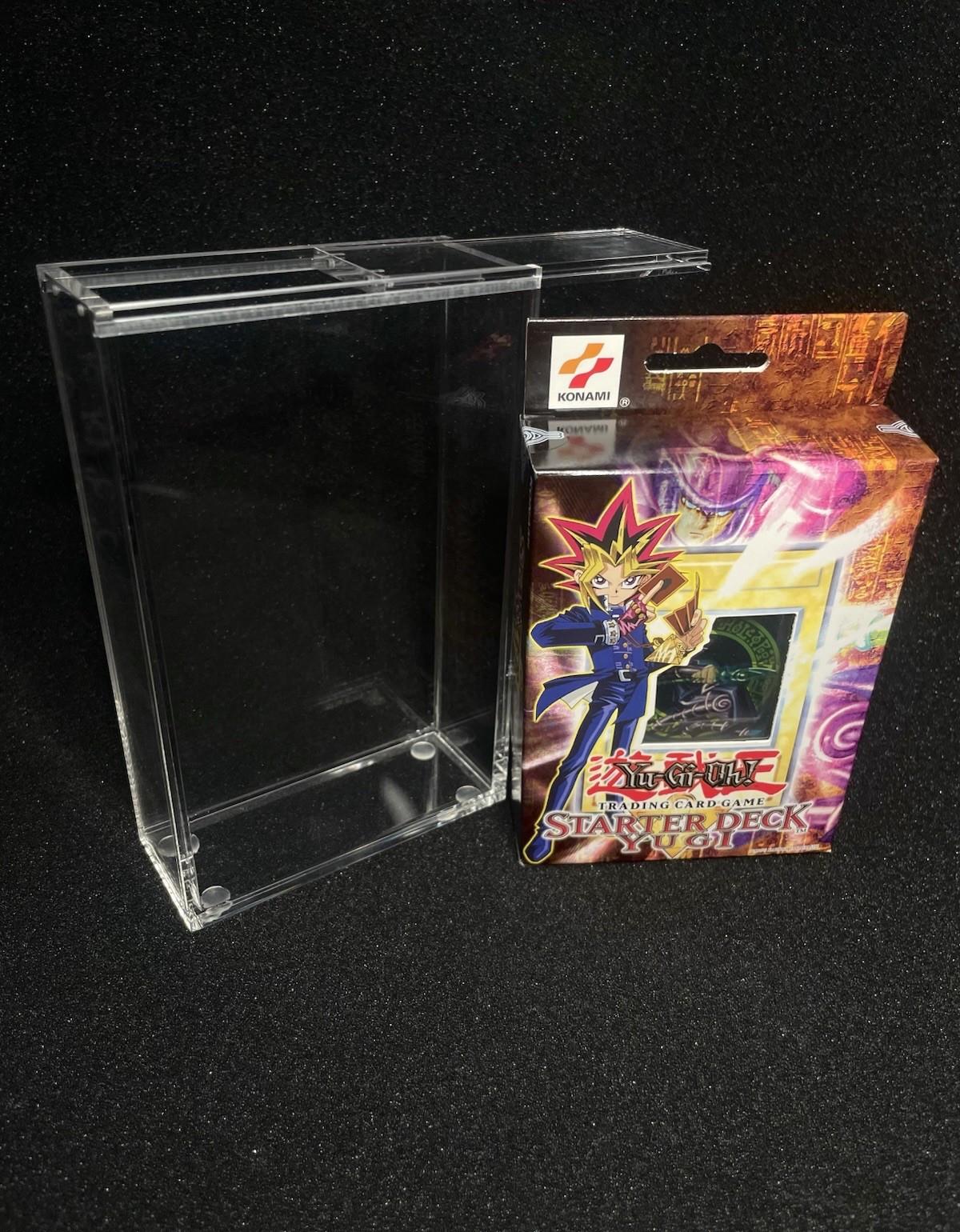 Yu-Gi-Oh! Starter Deck Yugi Kaiba UV Protected Acrylic Slider Case Standing Feet