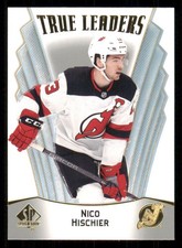2021-22 SP Authentic True Leaders Nico Hischier New Jersey Devils #TL-9