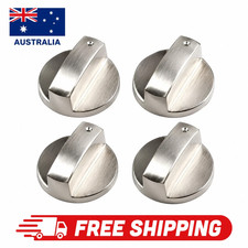 4x Alloy Home Kitchen Gas Stove Knobs Cooker Oven Cook top Metal Switch 6mm