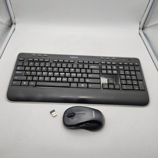 Logitech K520 Wireless Keyboard  M510 Mouse Combo with Unifying Receiver WORKS