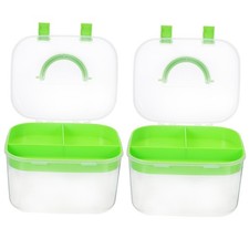 2 Pcs Multipurpose Storage Case Sewing Box Crafting Organizer for Supplies