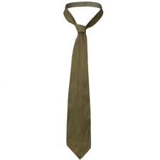 Original British Army Krawatte Khaki Gr&uuml;n &ndash; Milit&auml;r Surplus - Baumwollmischung