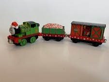 Thomas & Friends Diecast Holiday Express Percy & Box Car Christmas 2002 & 2003
