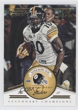 2012 Panini Contenders Legendary Champions Gold 56/100 Santonio Holmes #4 0b5