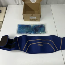 Copper Fit Cold Therapy Back Wrap S/M W/Cold Gel Pack New Open Box