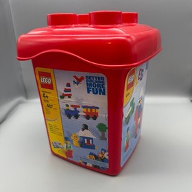 LEGO Creator Red BUCKET ONLY set 4105 NO BRICKS empty bucket red 