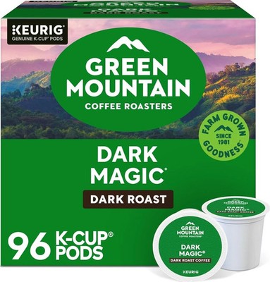 Green Mountain Coffee Roasters Dark Magic Decaf, Dark Roast,  K-Cup Pods, 96 ct.