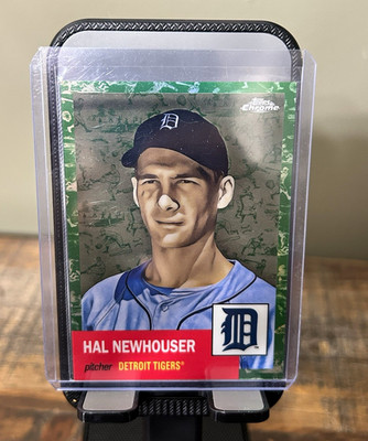 Topps 2022 Chrome Platinum Anniversary Hal Newhouser Tigers #91 /99 Refractor