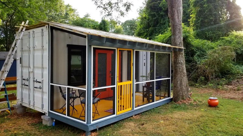Turnkey Light-Filled Custom 8×20 Container Tiny Home – Giant Windows, Full Bath, - thumbnail 8