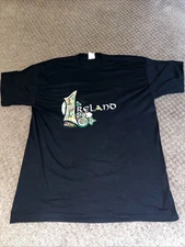 Vintage Screen Stars Ireland Single Stitch T Shirt Sz. XL Bright Colors