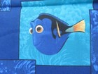 FINDING NEMO 1 YARD PATCH DISNEY PIXAR BLUE OCEAN COTTON FABRIC #6794 — photo 5