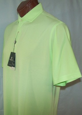 DONALD ROSS Golf s/s Classic WICKING, UPF 50 protection POLO Sz M LIME