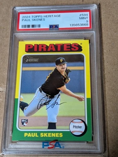 2024 Topps Heritage High Number - Paul Skenes #594 (RC)