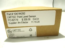 NEW IFM LMT-102 POINT LEVEL PRESSURE SENSOR