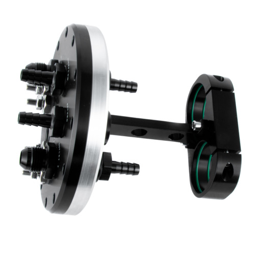 Black Fuel Pump Hanger Suits Single/Twin 39mm-40mm Pump Dual Walbro 255 & 460 - Picture 3 of 10