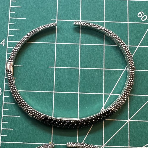 Michael Dawkins Sterling 925 Starry Night Collection Lot 3 Hinged Cuff Bracelet - Picture 19 of 22