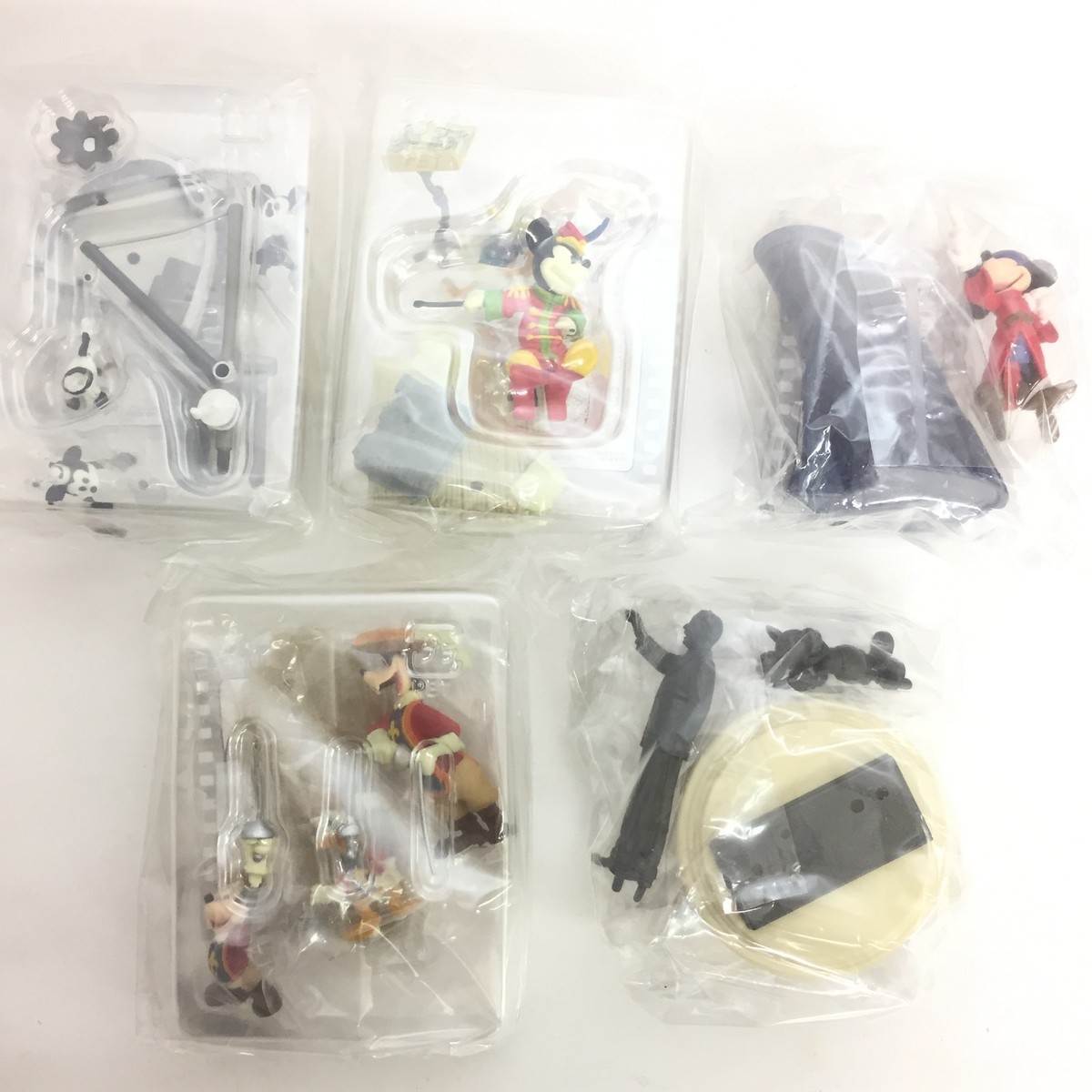 Disney - EMI3点 Disney Fantastic Gallery 3 Mini Figure 5 pcs Full Set Tomy