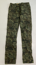 Boys Levi s Joggers Size 14 Reg Green Camouflage Pull On Drawstring 27 X 29