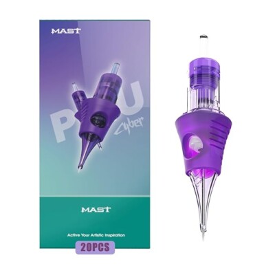 Mast Tattoo Cyber Cartridges for Pro Tattoo Artists 50-Count Mixed Sizes 10 RL