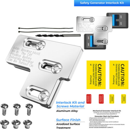 For Siemans OR ITE 100 Amp Panels Generator Interlock Kit AC Rectangular - Picture 1 of 13