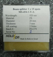 HOLOOR MS-454-1-Y-A 1x15 SPOTS BEAM SPLITTER 