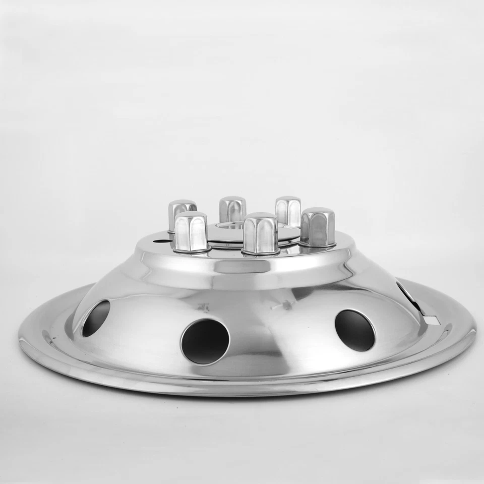 4pcs 16" Wheel Simulators 8 Lug Hubcaps for Ford F350 E350/E450 Dodge Ram 3500 - Изображение 3 из 4