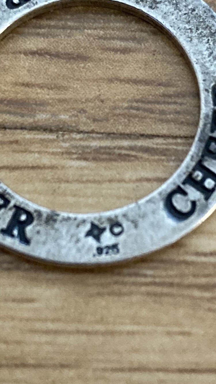 CHEER Charm Round Circle Affirmation Charm Pendan… - image 4