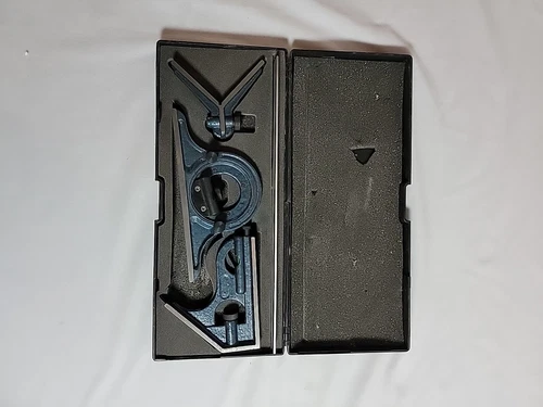 4 Pc Combination Square Set With Protective Case Level 12”