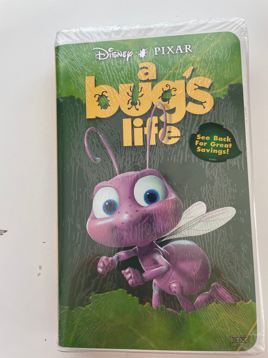 Disney Pixar A Bugs Life VHS Video VCR Tape Animated Movie