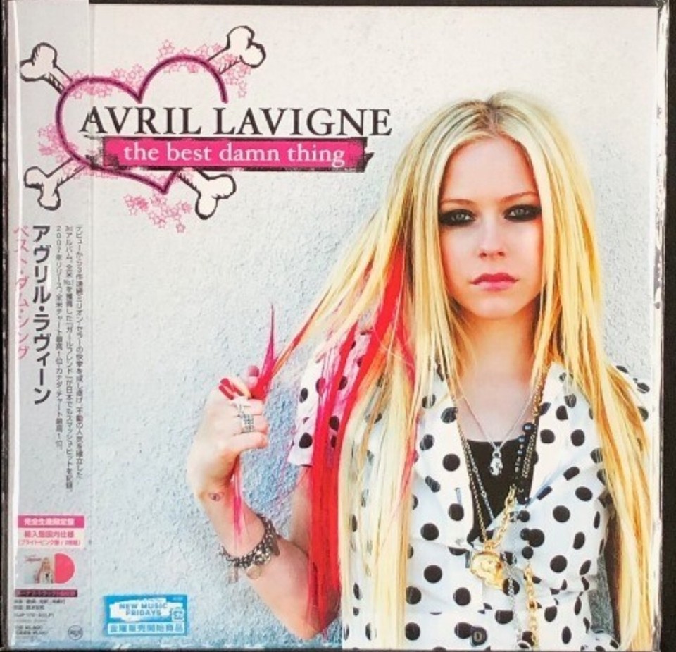 Avril Lavigne [ the best damn thing ] Vinyl Record Pink Color with Obi