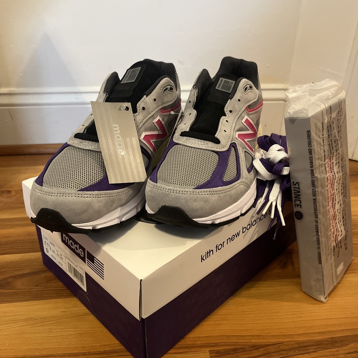 Size New Balance Kith x United Arrows Sons x 990v4 Made