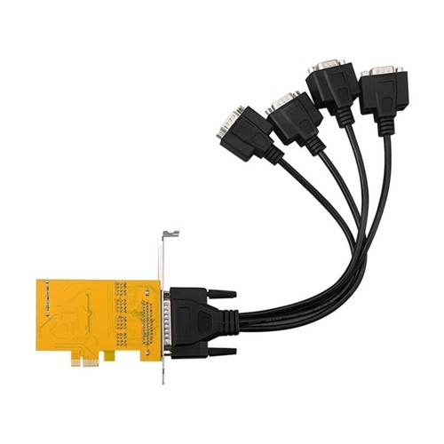 PCIE 2/4 Port Serial Expansion Card PCI-Express PCI-E to 2/4 DB9in RS232 Adapter - Picture 3 of 10