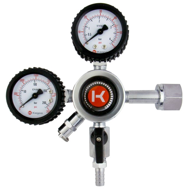Kegco Hl-62 Premium Commercial Grade Double Gauge Co2 Draft Beer ...