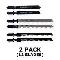 MAKITA JIGSAW BLADES - 2 PACK OF 6 BLADES B10 - BR13 - B22 FOR DJV180 DJV180Z
