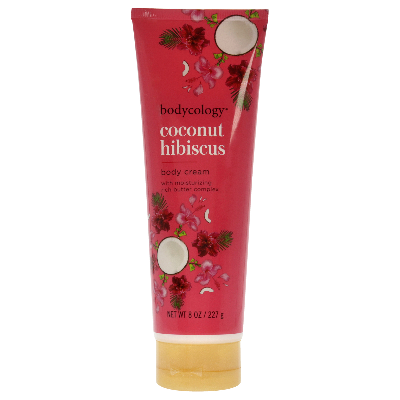 Coconut Hibiscus by Bodycology for Women - 8 oz Body Cream