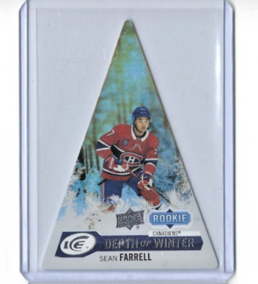 2023-24 Upper Deck Ice Sean Farrell Rookie RC Depth of Winter Die-Cut SP DW-57