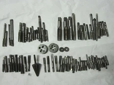 Tap Lot Die Bits Machinist Tool AMT & D Co Card craftsman GTD Morse 9/16 3/8 etc