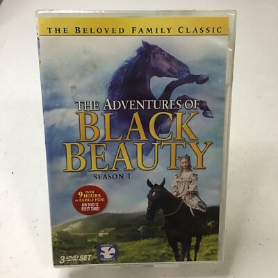 The Adventures of Black Beauty 1972 British TV Series Season 1 DVD Set of 3 NEW