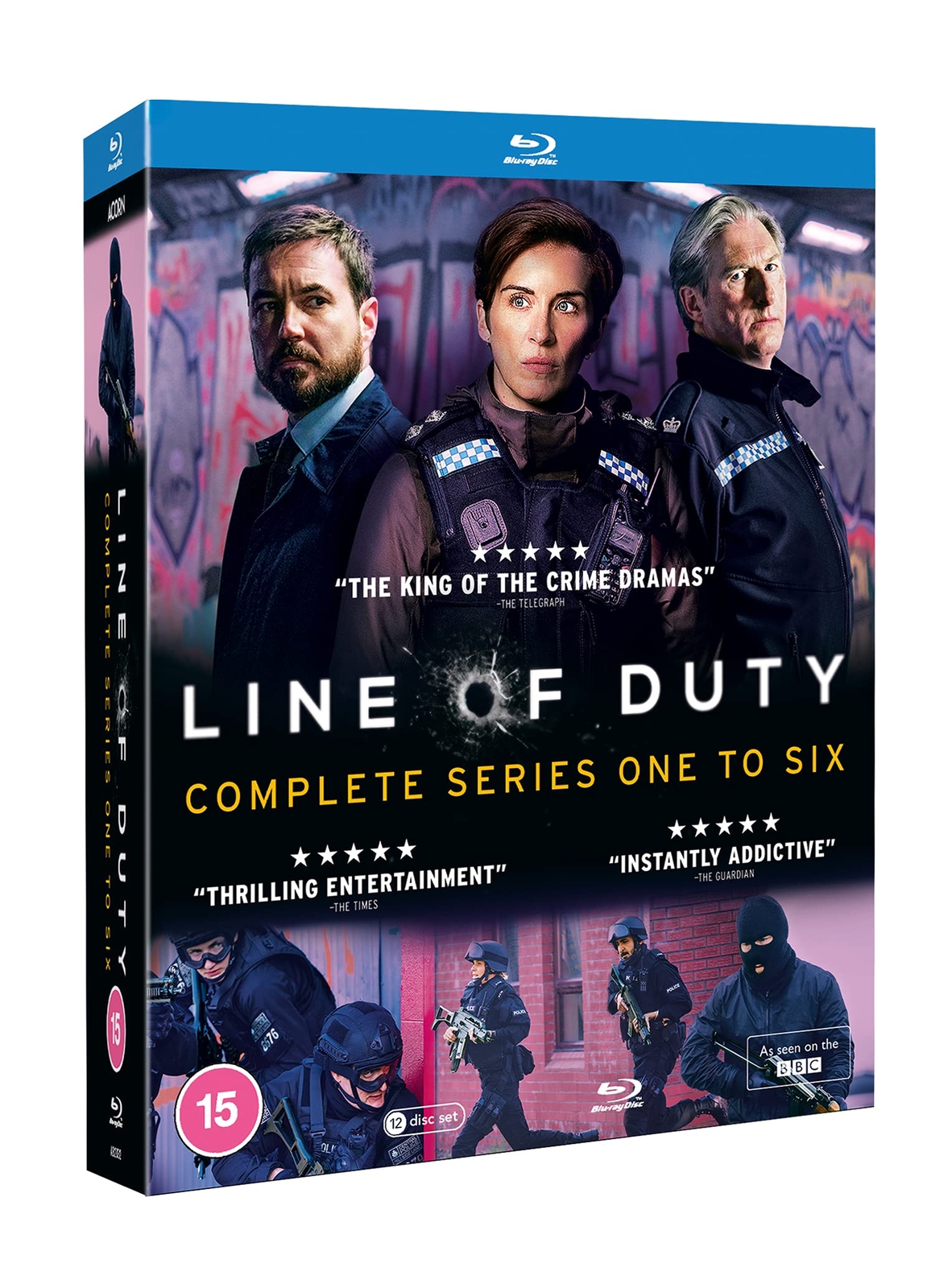 Line of Duty - Series 1-6 Complete Box Set (Blu-ray) Adrian Dunbar Vicky McClure