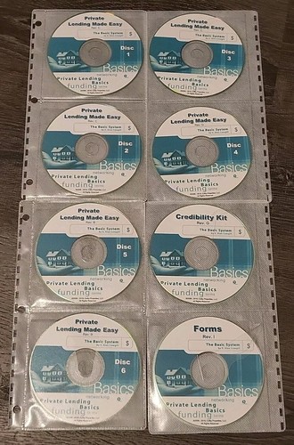 Private Kreditvergabe leicht gemacht BASIC System Kurs von Alan Cowgill - 8 CD Posten
