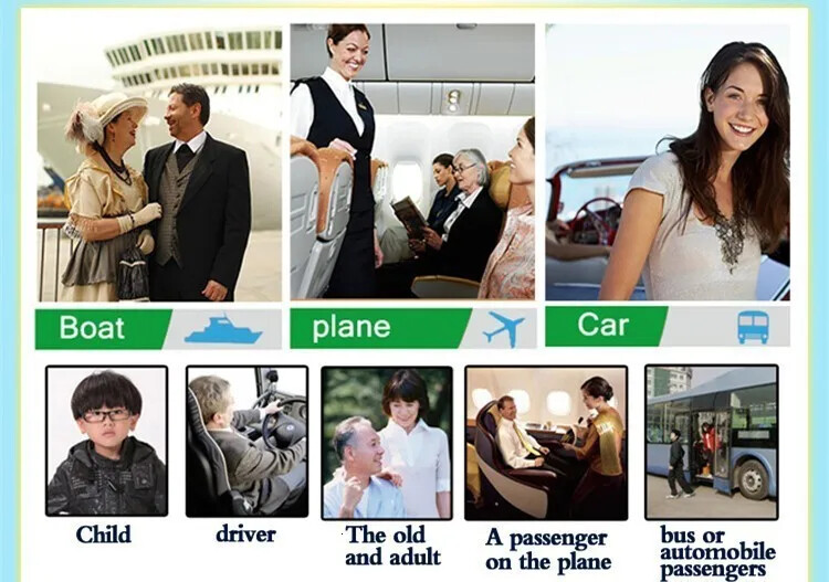 MOTION SICKNESS PATCHES ANTI NAUSEA TRAVEL SEA AIR SICKNESS RELIEF