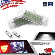 2 LED LICENSE PLATE LIGHTS / LAMPS for VW JETTA 2005 2006 2007 2008 2009
