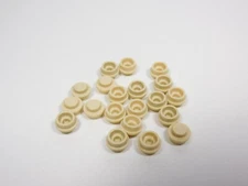 LEGO 20 Tan Round 1x1 Plates R10