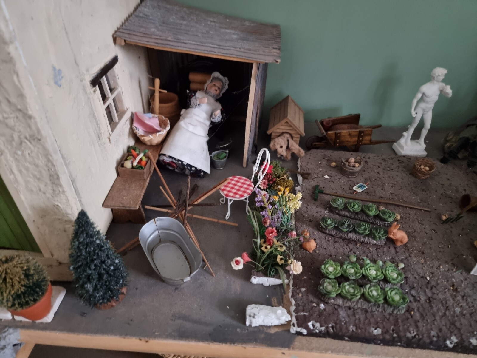 Dolls House Cottage And Garden / Vegetable Scene With Garden Bits Joblot Bundle eBay