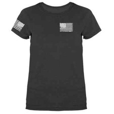 US Flag Crest USA American Pride Patriotic Women's T-shirt