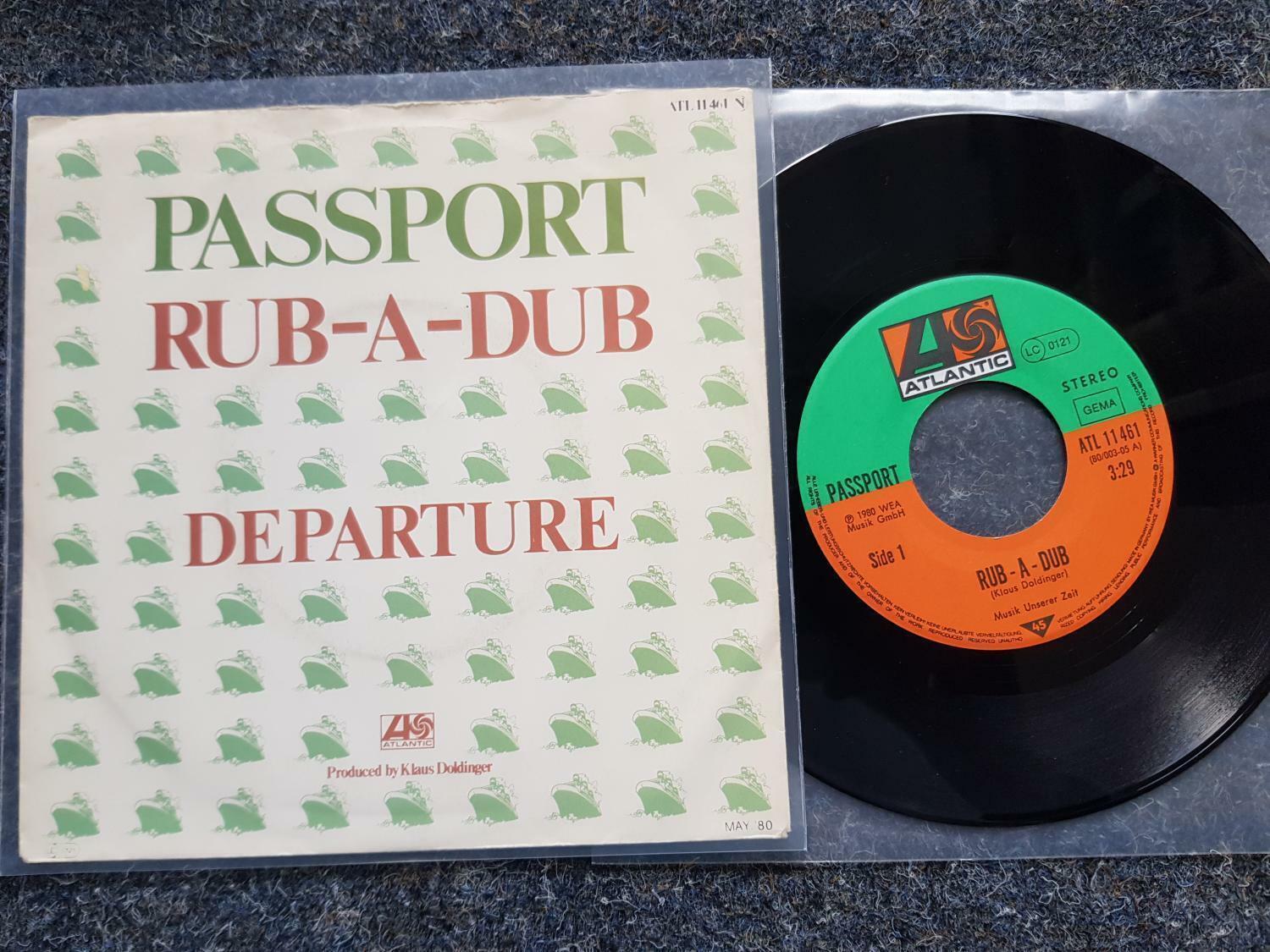 7"" Single Vinyl Passport/ Klaus Doldinger - Rub-a-dub Germany