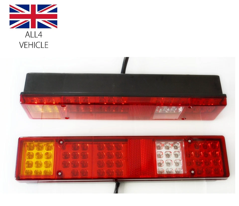 Luces Traseras LED 2X24V Para Remolque Camión Ford DAF MAN Renault Scania Volvo - Imagen 4 de 4