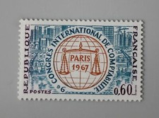 Année 1967 France YT 1529 neuf luxe ** Congrès comptabilité
