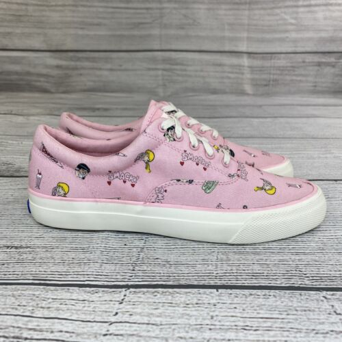 Keds Betty & Veronica Comics Sneakers Women Size 7 Flats / Shoes Pink - NEW